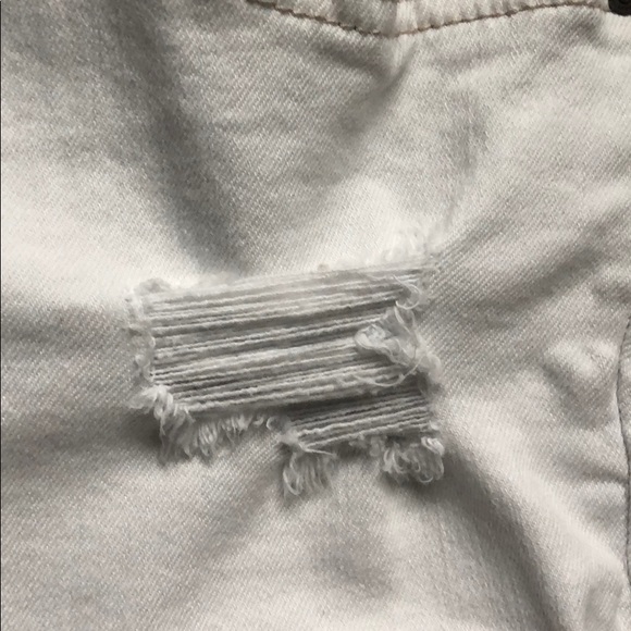 Billabong Buttoned Up White Jean Shorts - Picture 11 of 12